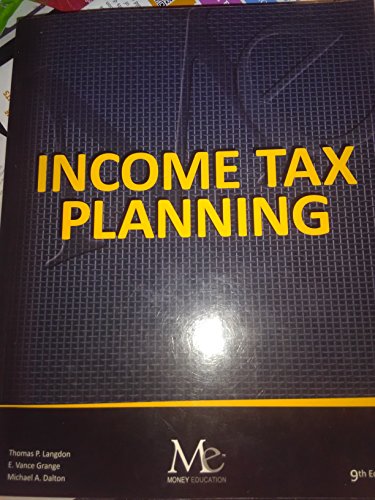 Stock image for Income Tax Planning for sale by ThriftBooks-Reno