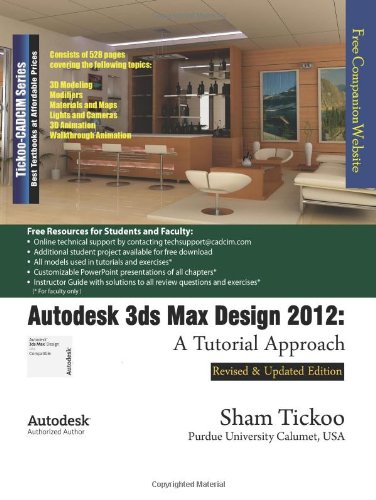 Beispielbild fr Autodesk 3ds Max Design 2012: A Tutorial Approach zum Verkauf von BookHolders