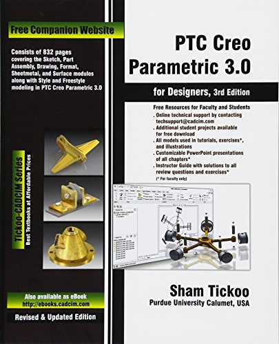 Imagen de archivo de Ptc Creo Parametric 3. 0 for Designers a la venta por Better World Books