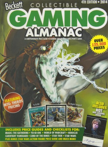 Beispielbild fr Beckett Collectible Gaming Almanac: A Comprehensive Price Guide to Gaming and Non-Sports Cards, 2013 Edition zum Verkauf von Half Price Books Inc.