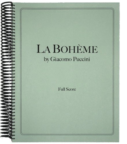 9781936710140: La Boheme in Full Score