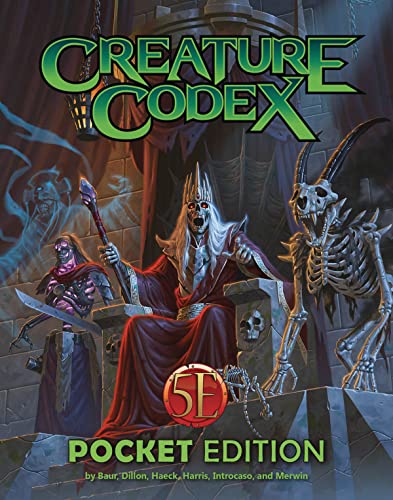 Beispielbild fr Creature Codex Pocket Edition zum Verkauf von Books Unplugged