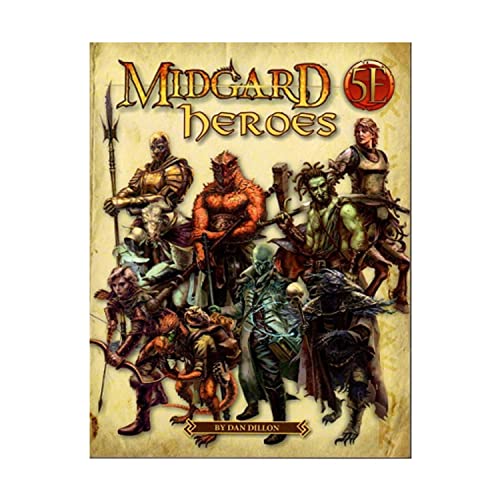 Imagen de archivo de Midgard Heroes: New Heroes for 5th Edition a la venta por Ergodebooks