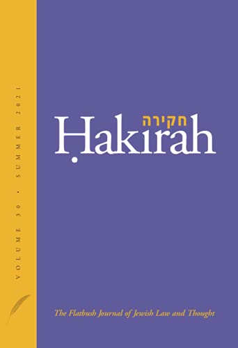 Imagen de archivo de Hakirah: The Flatbush Journal of Jewish Law and Thought (Volume 30) a la venta por Ergodebooks