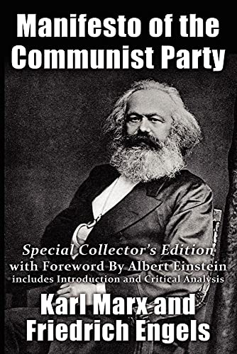 Stock image for Manifesto of the Communist Party Special Collector's Edition with Foreward By Albert Einstein for sale by PBShop.store US