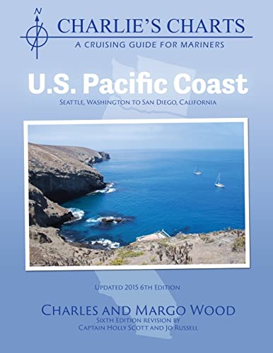 Imagen de archivo de Charlie's Charts: U.S. Pacific Coast a la venta por Russell Books