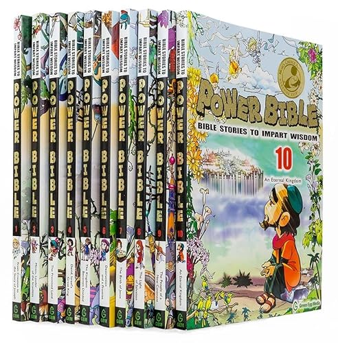 Stock image for Power Bible: Bible Stories To Impart Wisdom Complete Set (10 Books) for sale by Dream Books Co.