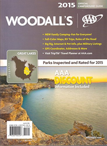 Stock image for 2015 Woodall's Official Camp Ground Guide - Great Lakes for sale by HPB Inc.