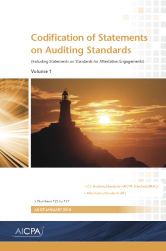 Stock image for Codification of Statements on Auditing Standards (including Statements on Standards for Attestation Engagements)-Volumes 1 and 2 )Numbers 1 to 127), As of January 2013 for sale by Better World Books