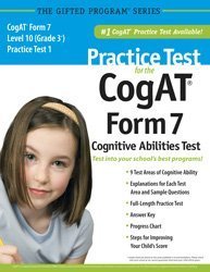 Beispielbild fr Practice Test for the CogAT?Form 7 Level 10 (Grade 3*) Practice Test 1 by Mercer Publishing (2011) Paperback zum Verkauf von BooksRun