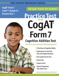 Beispielbild fr Practice Test for the CogAT Form 7 Level 11 (Grade 4*) Practice Test 1 zum Verkauf von Goodwill San Antonio