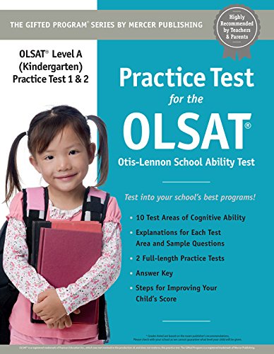Beispielbild fr Practice Test for the OLSAT® (Kindergarten) Level A Otis-Lennon School Ability Test zum Verkauf von BooksRun