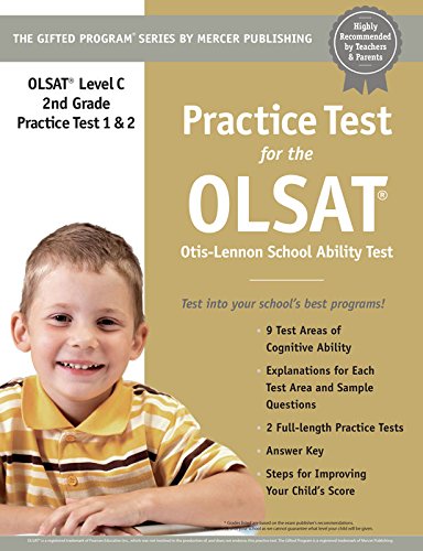 Beispielbild fr Practice Test for the OLSAT (Grade 2) Level C Otis-Lennon School Ability Test zum Verkauf von Irish Booksellers