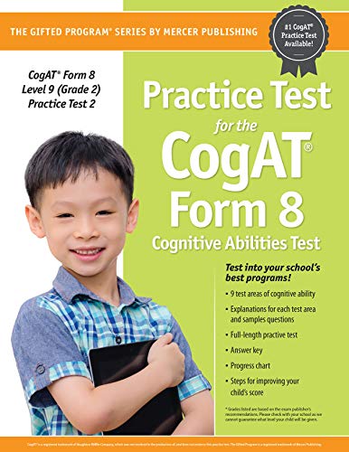 Beispielbild fr Practice Test 2 for the CogAT Form 8 exam Level 9 Grade 2 Multilevel zum Verkauf von BooksRun