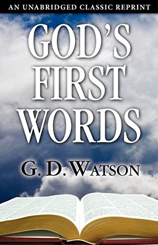 Stock image for God's First Words for sale by GF Books, Inc.