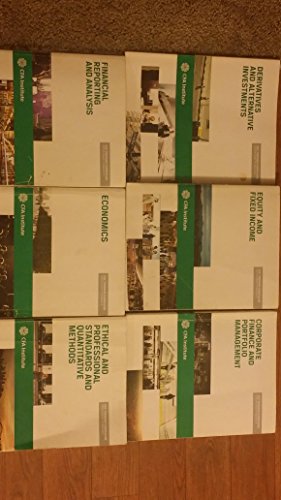 9781937537005: Cfa Program Curriculum