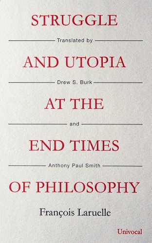 Beispielbild fr Struggle and Utopia at the End Times of Philosophy (Univocal) zum Verkauf von HPB Inc.