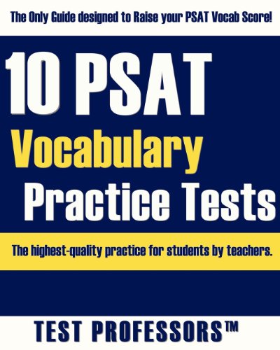 Stock image for 10 PSAT Vocabulary Practice Tests for sale by ThriftBooks-Atlanta