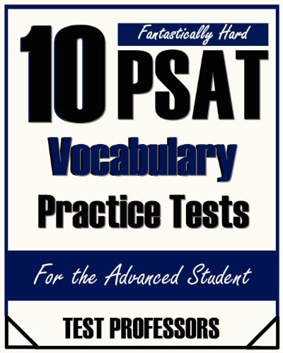 9781937599140: 10 Fantastically Hard PSAT Vocabulary Practice Tests