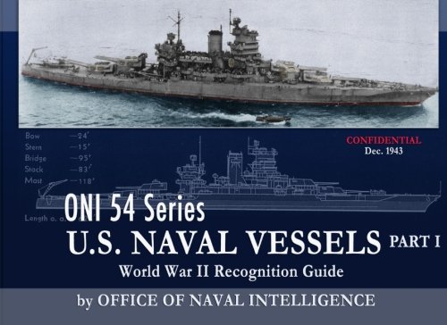 Imagen de archivo de ONI 54 Series U.S. Naval Vessels Part I: Volume 1 a la venta por Revaluation Books