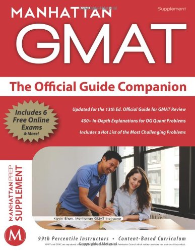 9781937707330: Official Guide Companion (Manhattan Prep Supplement)