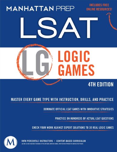 Beispielbild fr Logic Games LSAT Strategy Guide, 4th Edition zum Verkauf von Better World Books