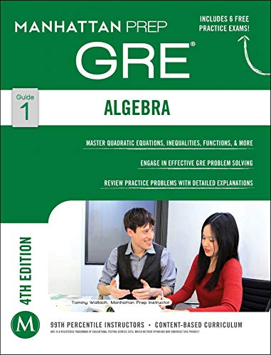 Stock image for GRE Algebra Strategy Guide (Manhattan Prep GRE Strategy Guides) for sale by SecondSale