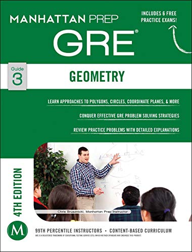 Imagen de archivo de GRE Geometry (Manhattan Prep GRE Strategy Guides) a la venta por BooksRun
