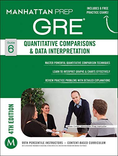 Beispielbild fr GRE Quantitative Comparisons & Data Interpretation (Manhattan Prep GRE Strategy Guides) zum Verkauf von Gulf Coast Books