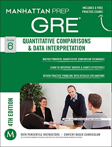 Stock image for GRE Quantitative Comparisons & Data Interpretation (Manhattan Prep GRE Strategy Guides) for sale by SecondSale