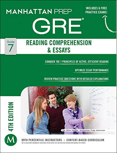 Beispielbild fr GRE Reading Comprehension & Essays (Manhattan Prep GRE Strategy Guides) zum Verkauf von BooksRun