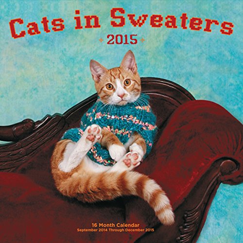 9781937994914: Cats in Sweaters 2015: 16-Month Calendar September 2014 through December 2015