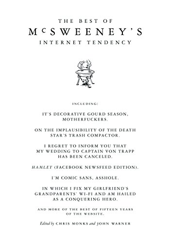 Stock image for The Best of McSweeney's Internet Tendency for sale by Hippo Books