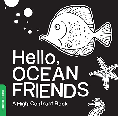 Imagen de archivo de Hello, Ocean Friends: A Durable High-Contrast Black-and-White Board Book for Newborns and Babies (High-Contrast Books) a la venta por Dream Books Co.