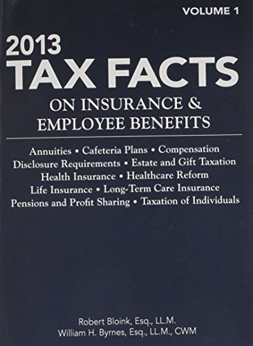 Stock image for Tax Facts on Insurance & Employee Benefits 2 Volume Set for sale by SecondSale