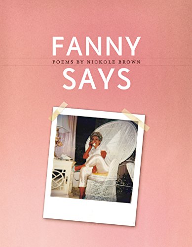 9781938160578: Fanny Says (American Poets Continuum)
