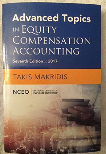 Beispielbild für Advanced Topics in Equity Compensation Accounting zum Verkauf von Basement Seller 101