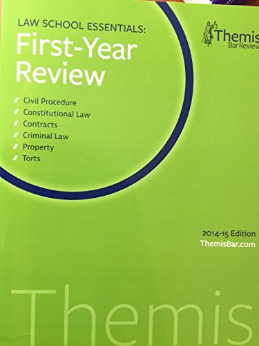 Imagen de archivo de Themis Law School Essentials: First-year Review 2014-15 Edition a la venta por ThriftBooks-Atlanta