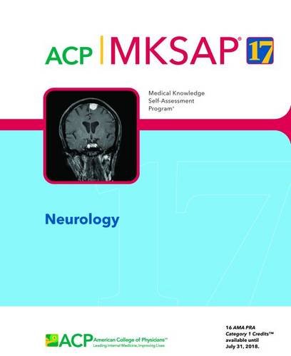 Stock image for MKSAP 17 Neurology : Medical Knowledge Self-Assessment Program for sale by Better World Books