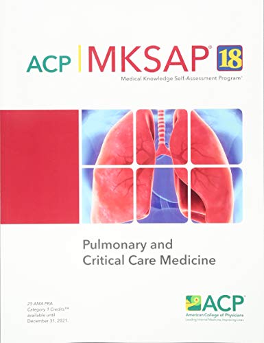 Beispielbild fr MKSAP? 18 Pulmonary and Critical Care Medicine zum Verkauf von SecondSale
