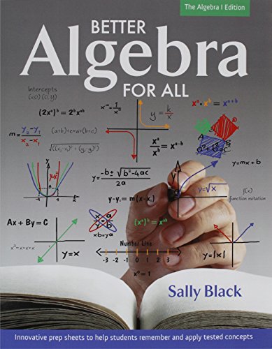 Stock image for Better Algebra For All for sale by ThriftBooks-Atlanta