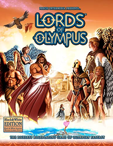 Beispielbild fr Lords of Olympus (B&W): The Diceless Roleplaying Game of Olympian Fantasy zum Verkauf von Chris Korczak, Bookseller, IOBA