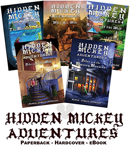 Stock image for Set of 5 HIDDEN MICKEY ADVENTURES - COLLECTOR PAPERBACK FIRST EDITION - novels about Walt Disney and Disneyland for sale by Blindpig Books