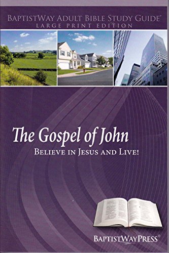 Beispielbild fr The Gospel of John: Believe In Jesus and Live! Large Print zum Verkauf von Wonder Book