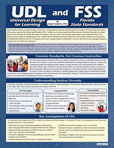Stock image for Universal Design for Learning and the Florida State Standards for sale by Buchpark