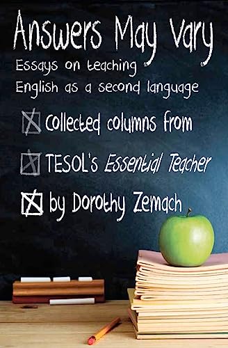 Beispielbild fr Answers May Vary: Essays on Teaching English as a Second Language zum Verkauf von SecondSale