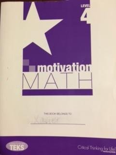 9781938935657: Motivation Math Level 4