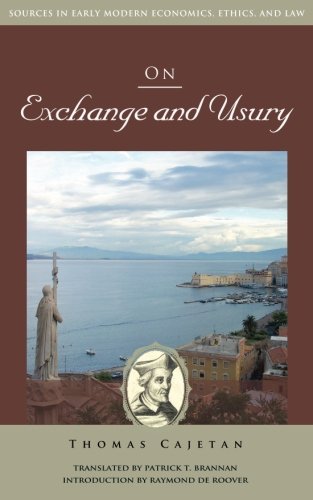 Imagen de archivo de On Exchange and Usury (Sources in Early Modern Economics, Ethics, and Law) a la venta por Ergodebooks