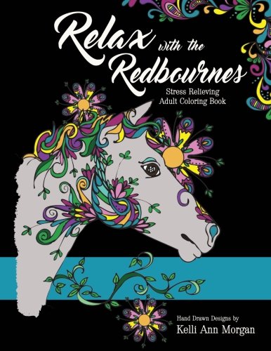 Stock image for Relax with the Redbournes: Stress Relieving Adult Coloring Book for sale by Revaluation Books