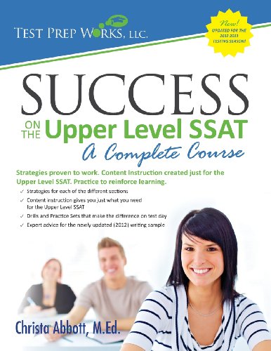 9781939090010: Success on the Upper Level SSAT- A Complete Course